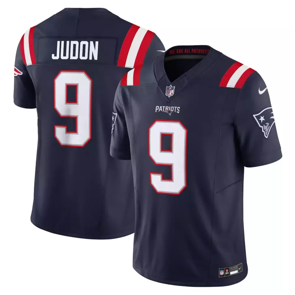 Matthew Judon 9 Jersey Navy New England Patriots Men Stitched White Red Vapor Limited