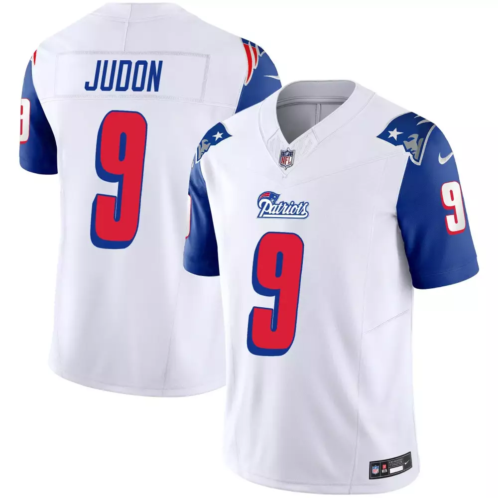 Matthew Judon 9 Jersey White New England Patriots Men Authentic Alternate Blue Red