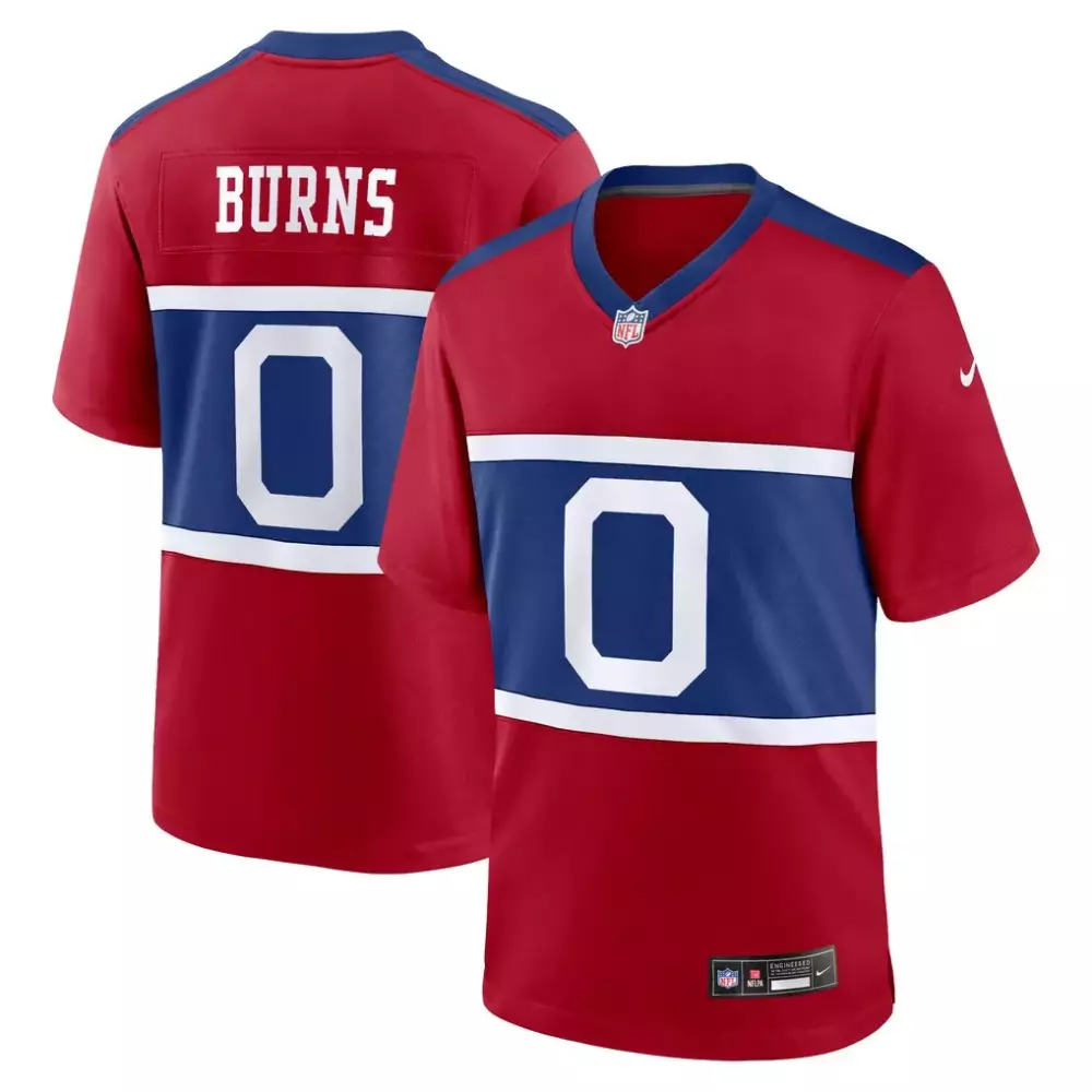Brian Burns Buffalo Bills Jersey Red Men Authentic Alternate Blue White Game