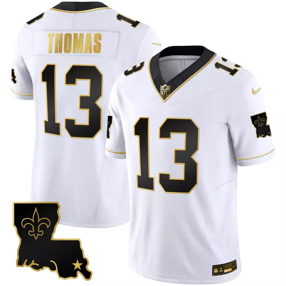 Michael Thomas 13 Jersey White City Connect New Orleans Saints Men Authentic Alternate