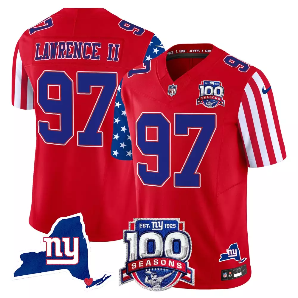 Dexter Lawrence Jersey Vapor Limited All Stitched