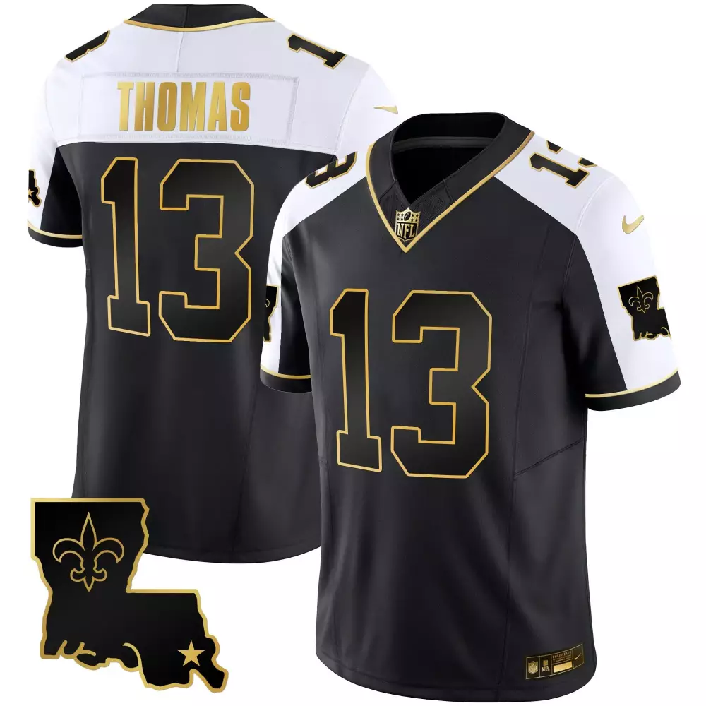 Michael Thomas 13 Jersey Black City Connect New Orleans Saints Men Limited Alternate