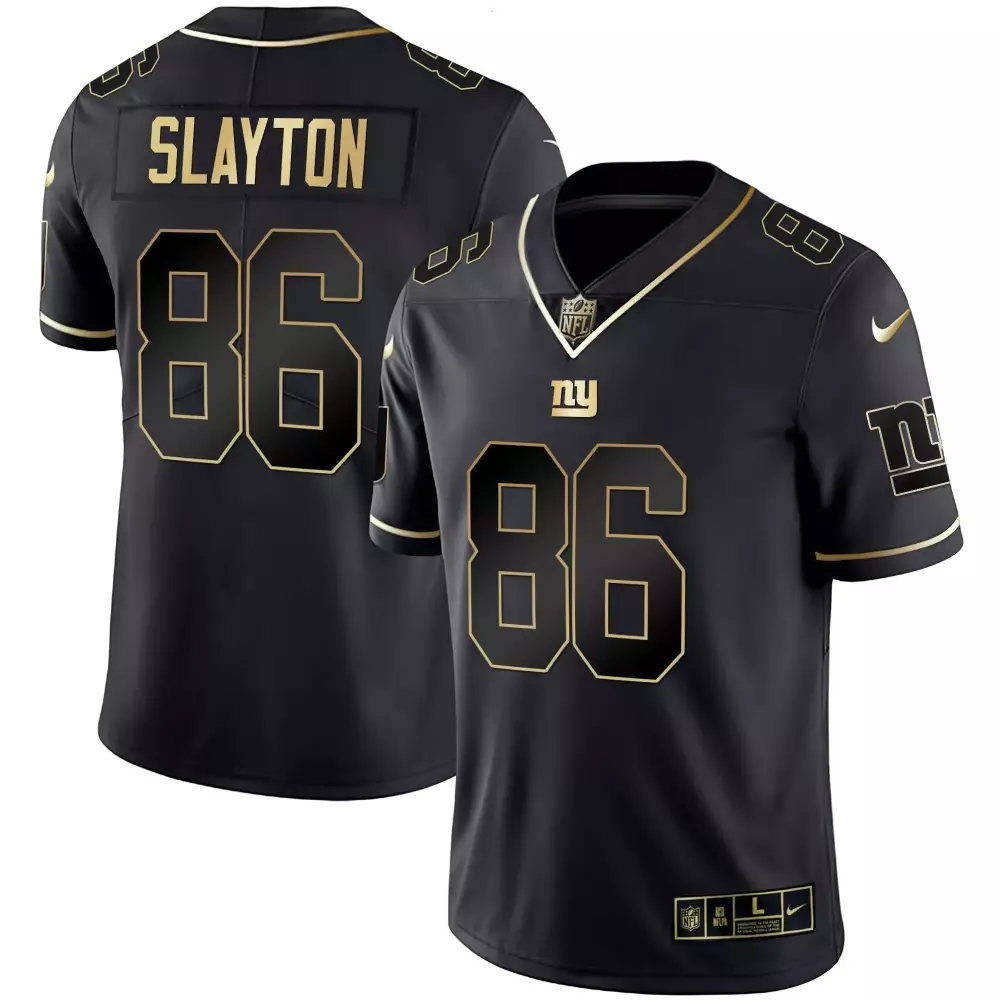 Darius Slayton 86 New York Giants Jersey Black Men Authentic Alternate Gold Vapor
