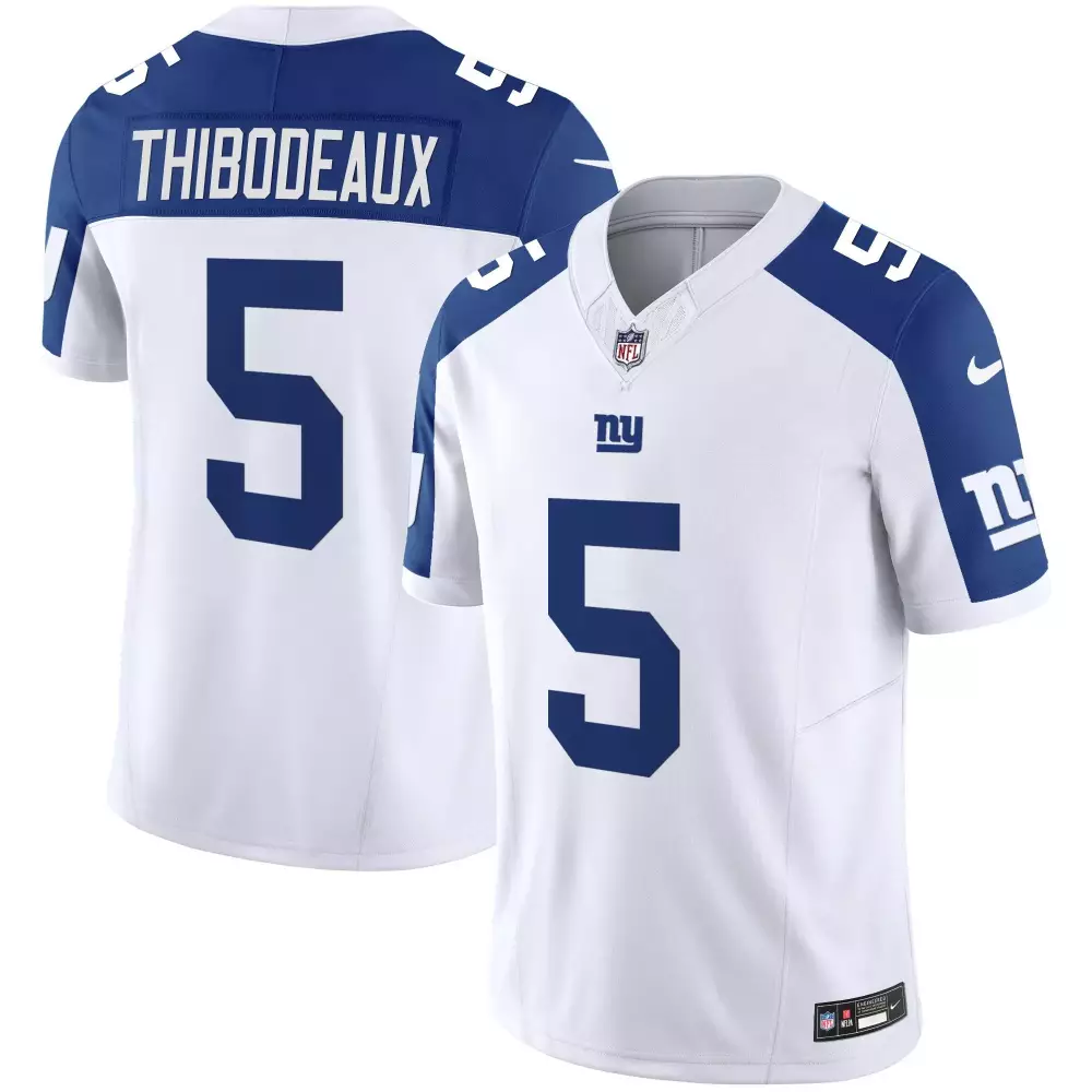 Kayvon Thibodeaux 5 Jersey White New York Giants Men Stitched Alternate Blue All