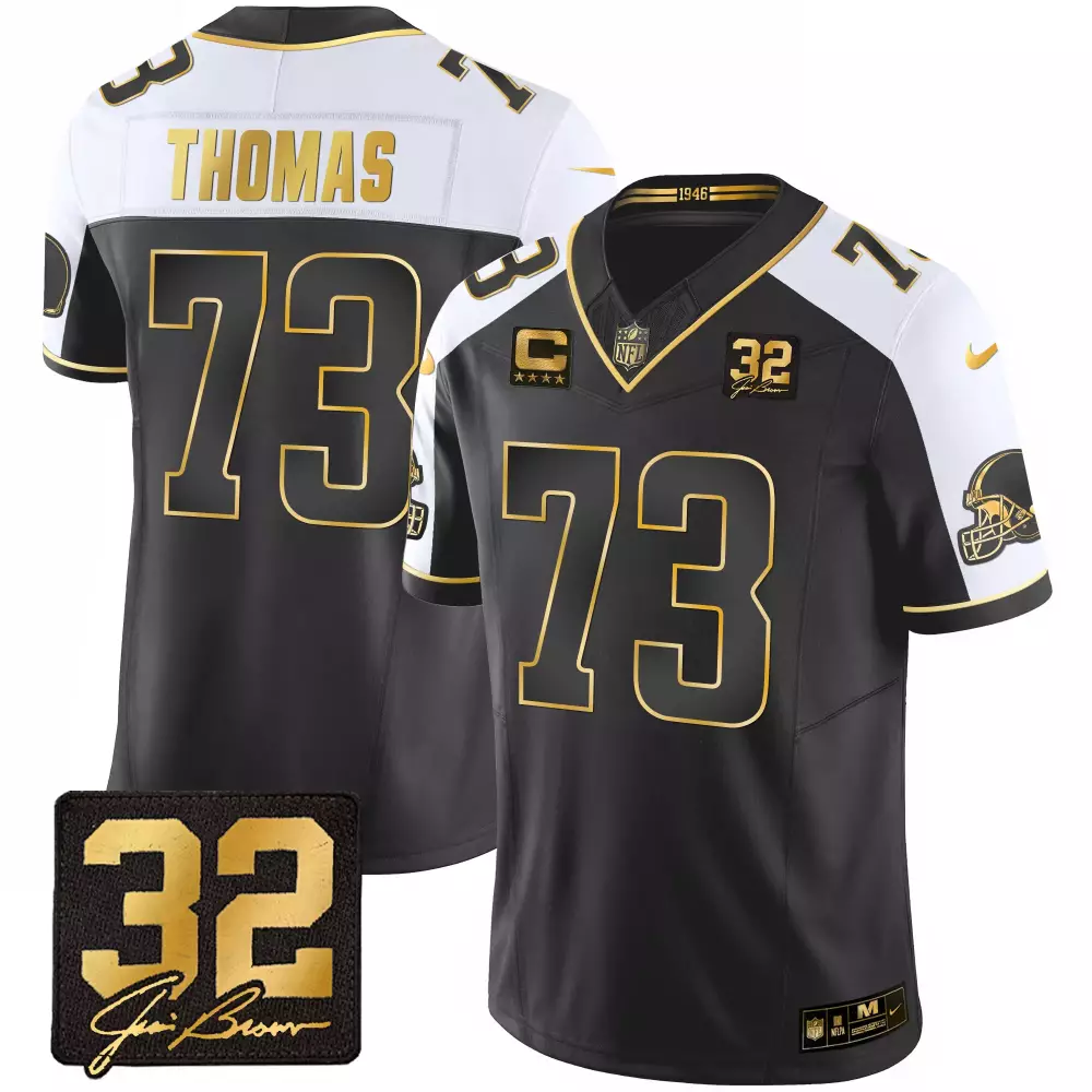 Michael Thomas 73 Jersey Black Gothic Sin City New Orleans Saints 100th Season 1946