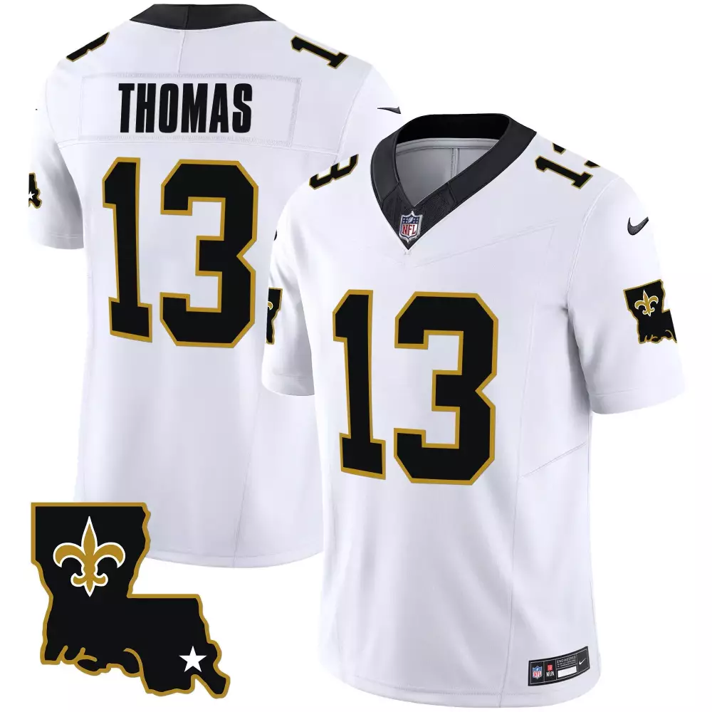 Michael Thomas 13 Jersey White Louisiana New Orleans Saints Men Limited Alternate