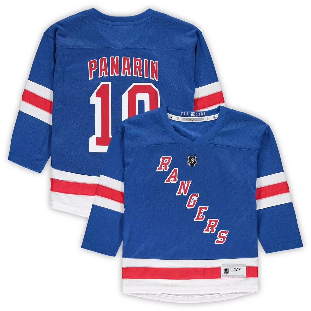 Artemi Panarin 10 Jersey Royal Blue Null New York Rangers Men Replica White Red Home