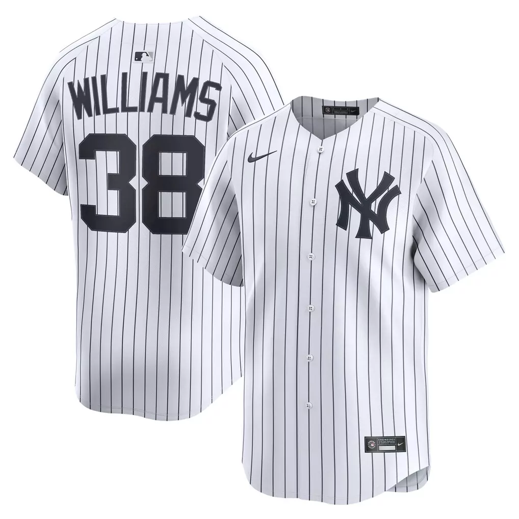 Devin Williams 38 Jersey White New York Yankees Men Authentic Black Home Limited