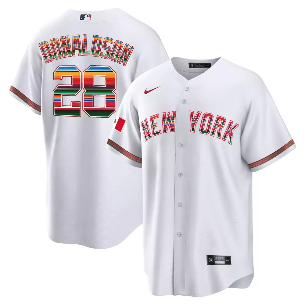 Josh Donaldson 28 Jersey White Bronx Bombers City Connect New York Yankees Men Authentic