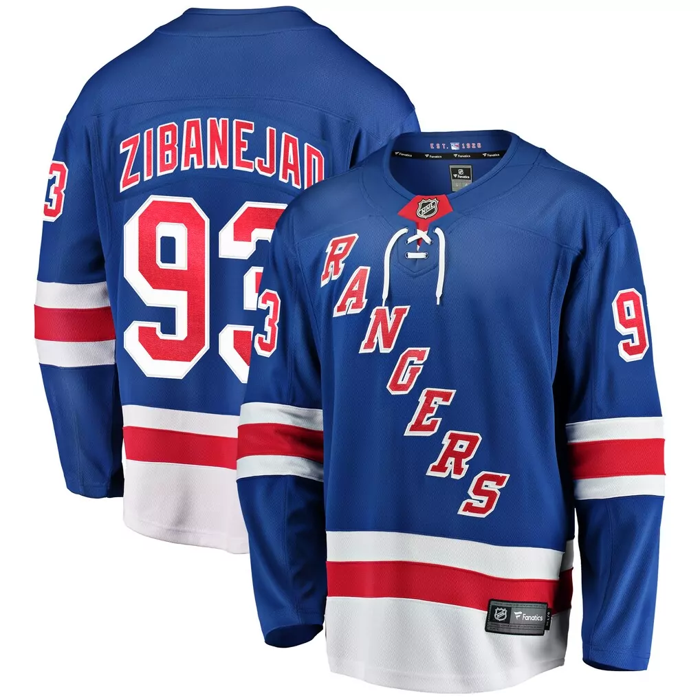 Mika Zibanejad Jersey Home Breakaway