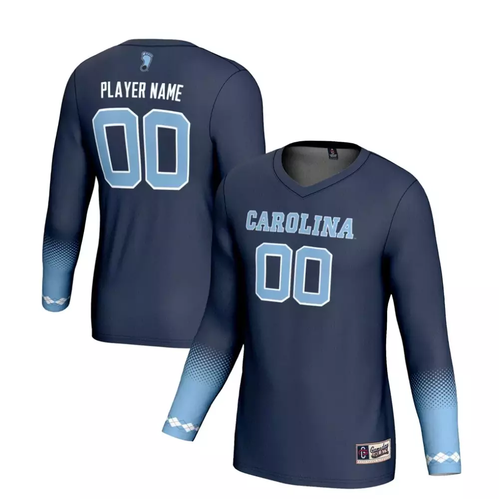 Carolina Panthers Jersey Navy Men Authentic Light Blue Gameday