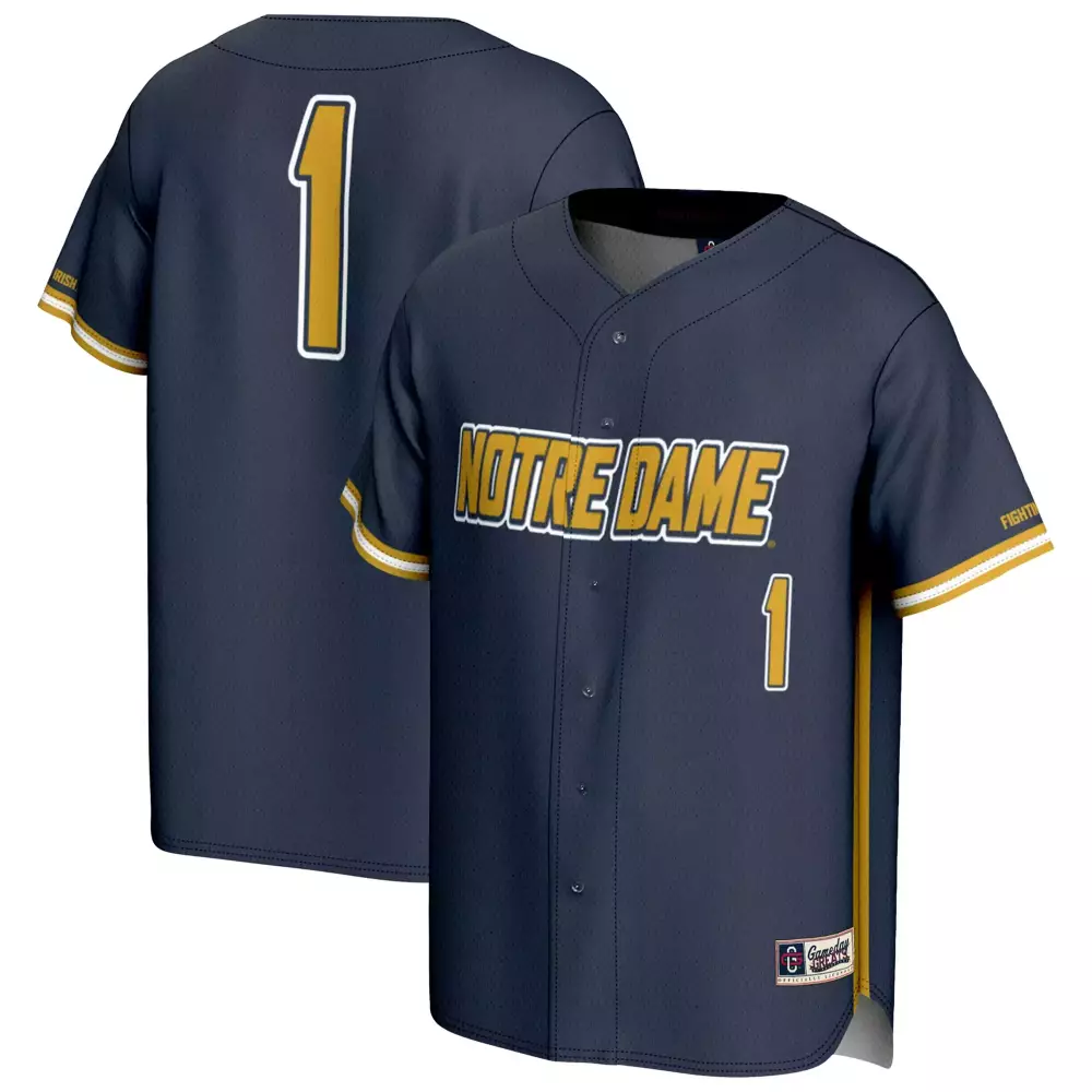 Hunter Dame 1 Jersey Navy Blue Notre Fighting Irish Men Stitched Gold White All Vapor