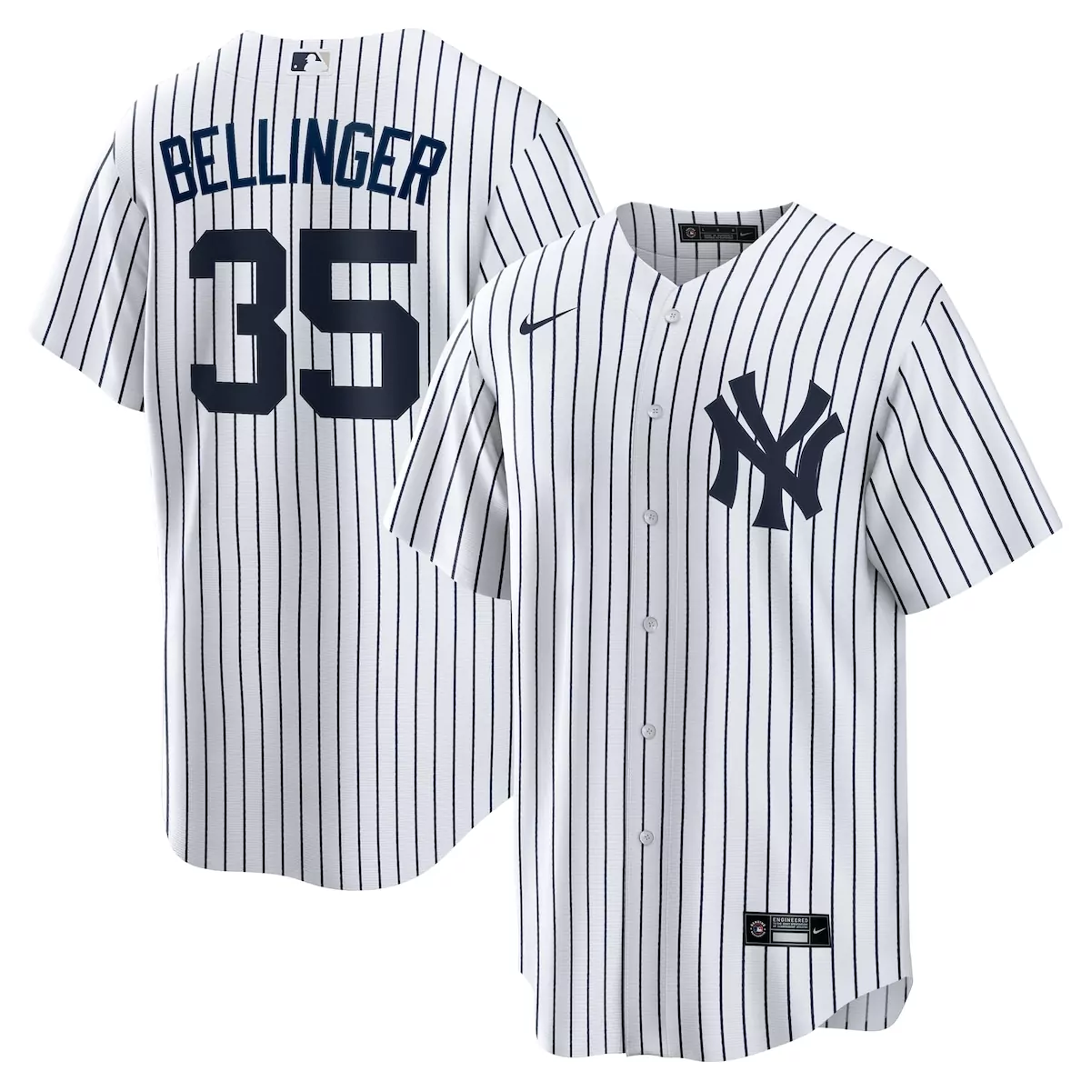 Cody Bellinger 35 Jersey White New York Yankees Men Authentic Navy Blue Home