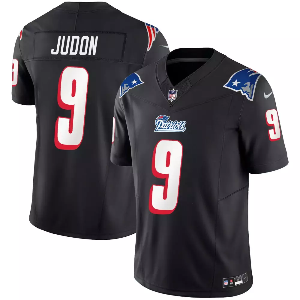Matthew Judon 9 Jersey Black New England Patriots Men Authentic Alternate Red White