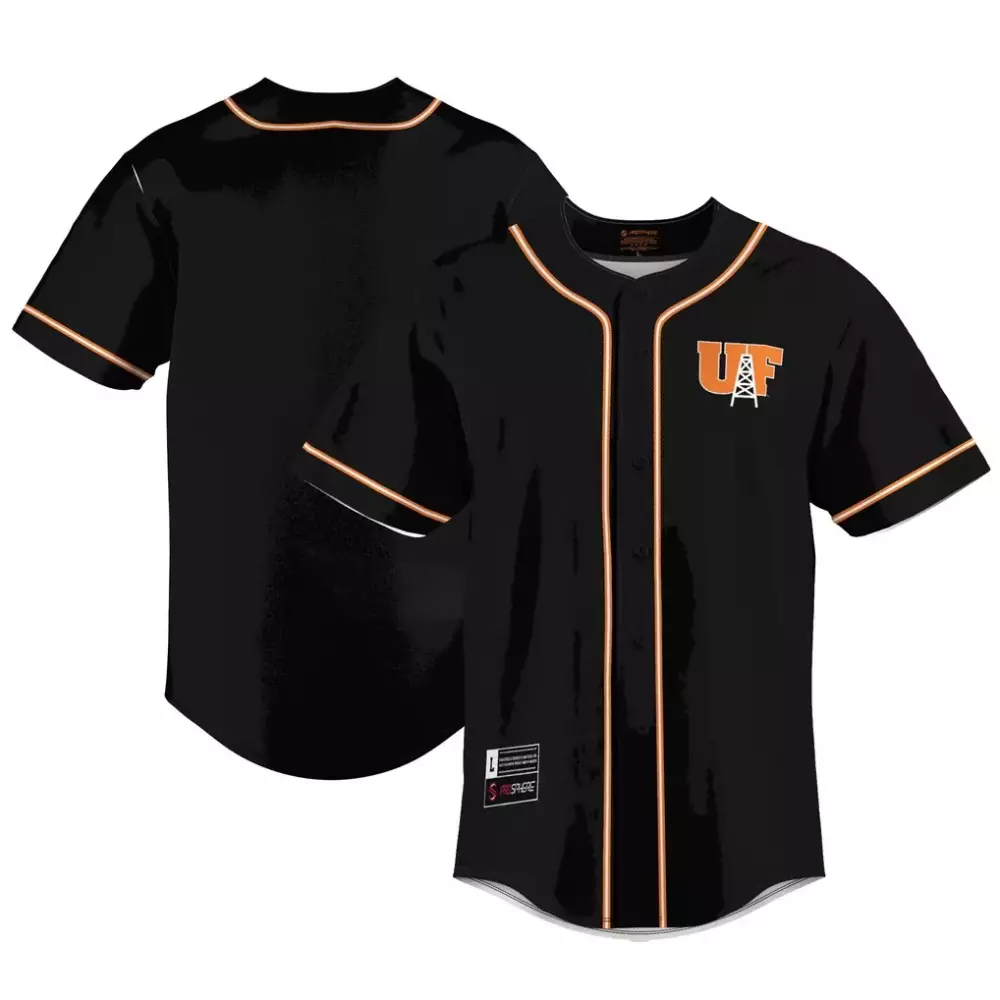 Custom Jersey Black Unknown Orange White Gameday