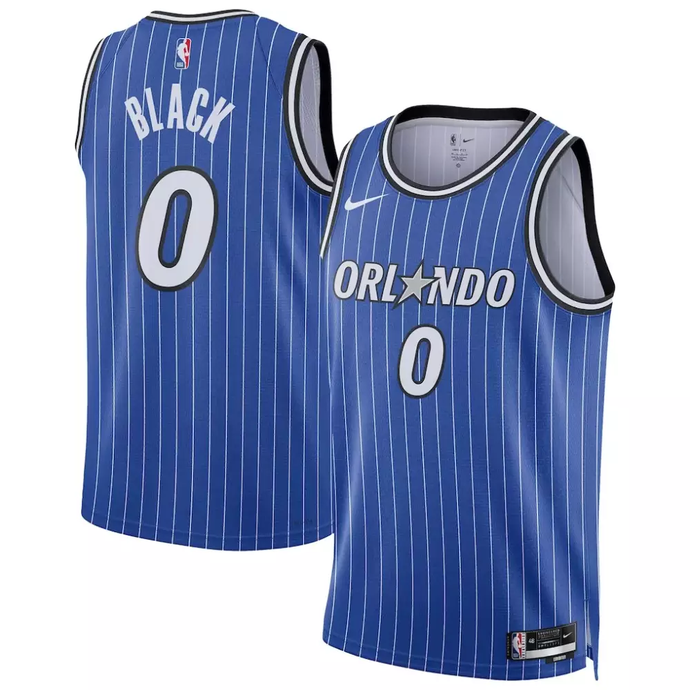 Anthony Black Orlando Magic Jersey Blue Men Authentic White Unisex Swingman Icon