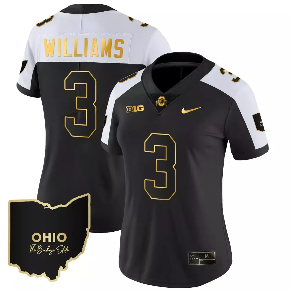 Miyan Williams 3 Jersey Black The Buckeye State Ohio Buckeyes Women Limited Alternate