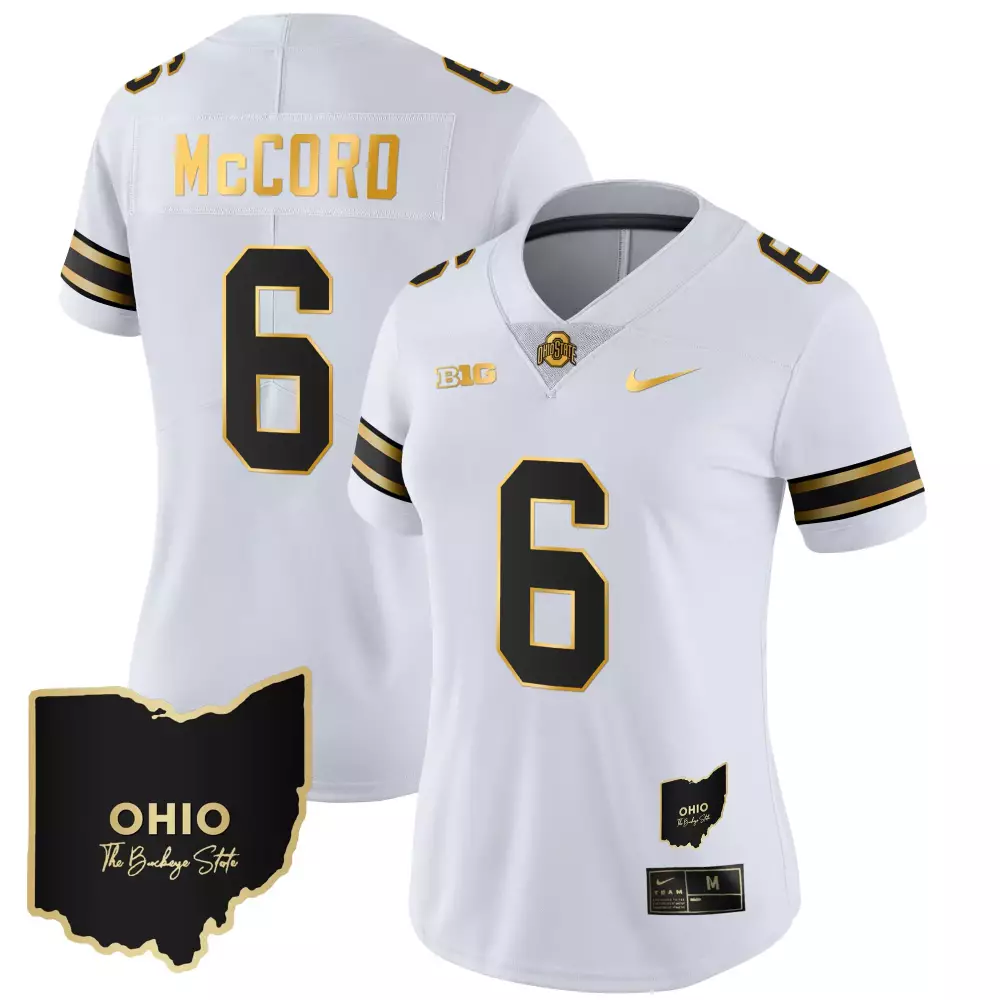Kyle Mccord 6 Ohio State Buckeyes Jersey White The Women Stitched Alternate Black