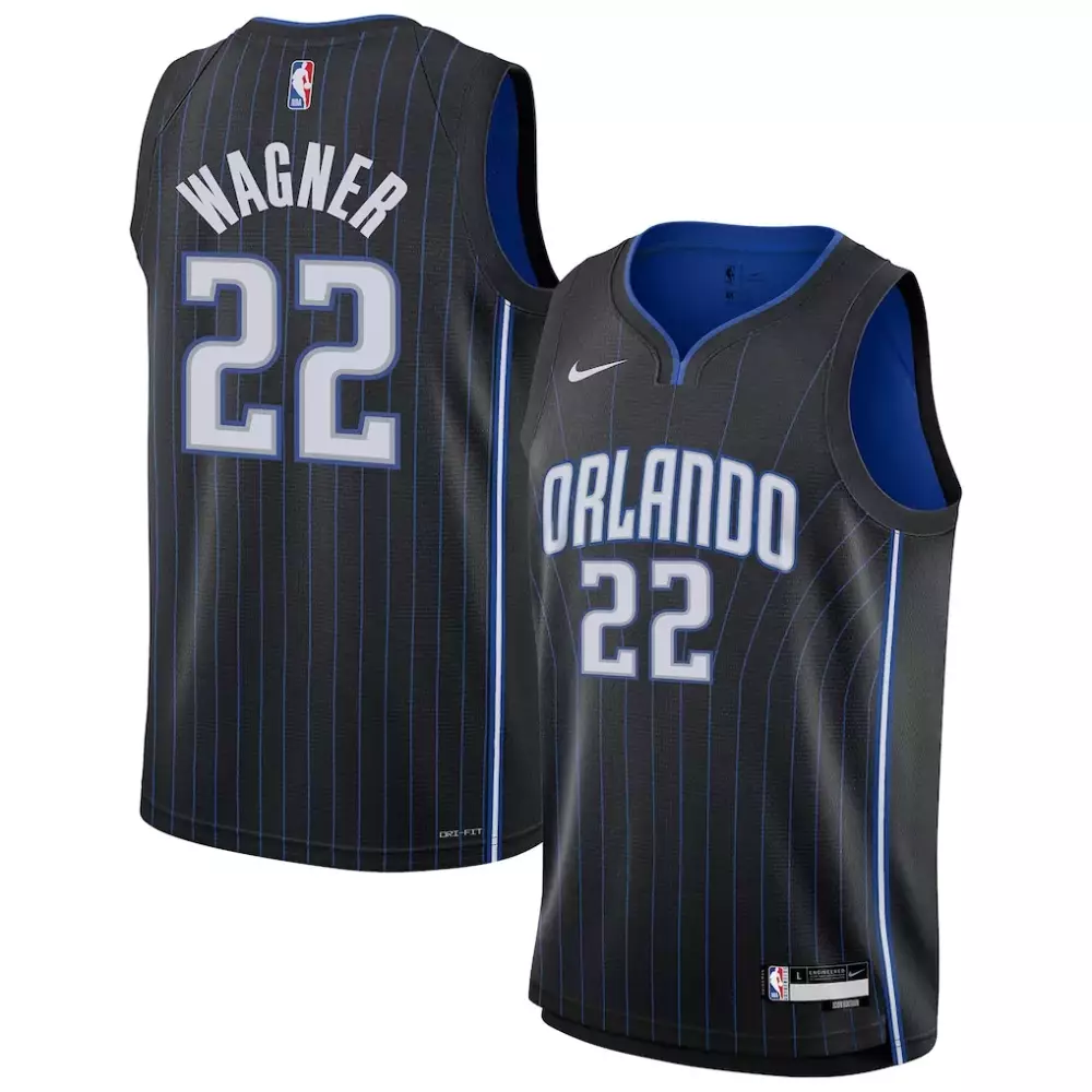 Franz Wagner 22 Orlando Magic Jersey Black Null Men Authentic Blue White Swingman