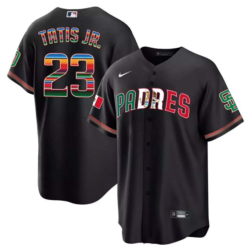 Fernando Tatis 23 Jersey Black City Connect San Diego Padres Men Authentic Custom Design