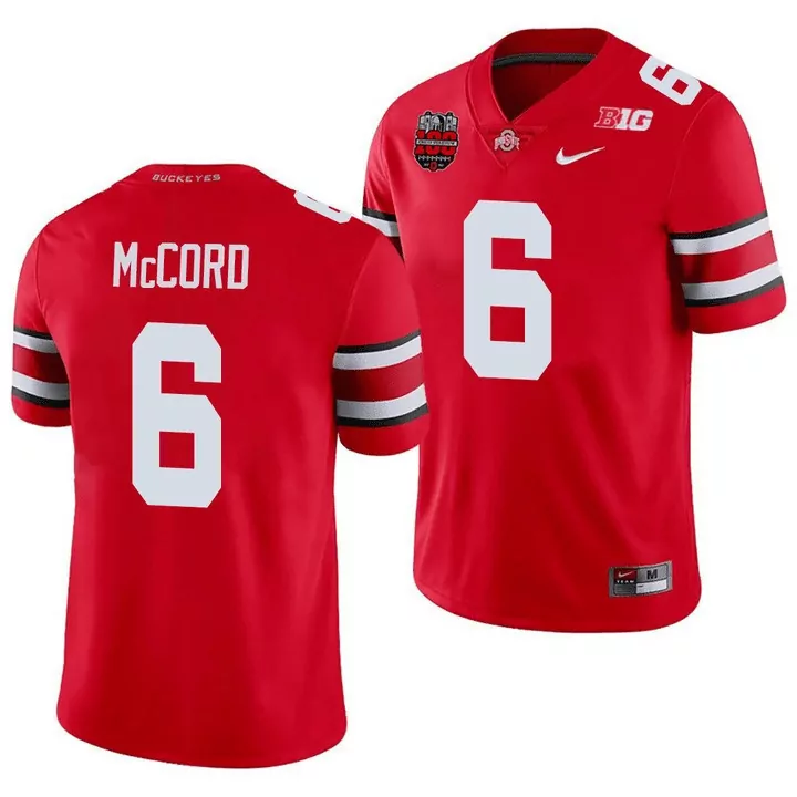 Kyle Mccord 6 Ohio State Buckeyes Jersey Scarlet Big Ten College Football Playoff