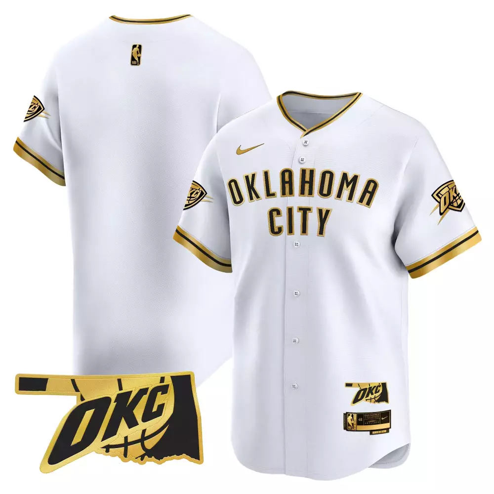 Custom Oklahoma City Thunder Jersey White Connect Men Authentic Alternate Design