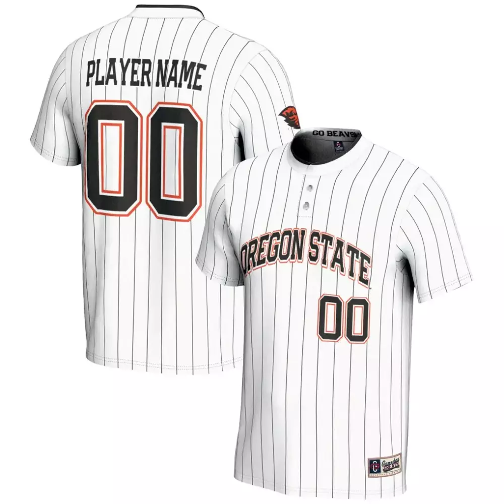 Oregon State Jersey White Men Replica Black Gameday