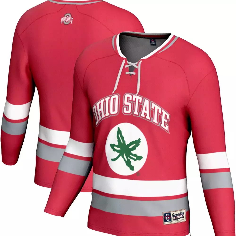 Ohio State Buckeyes Jersey Red Men Replica White Gray All Stitched Vapor Unisex Gameday
