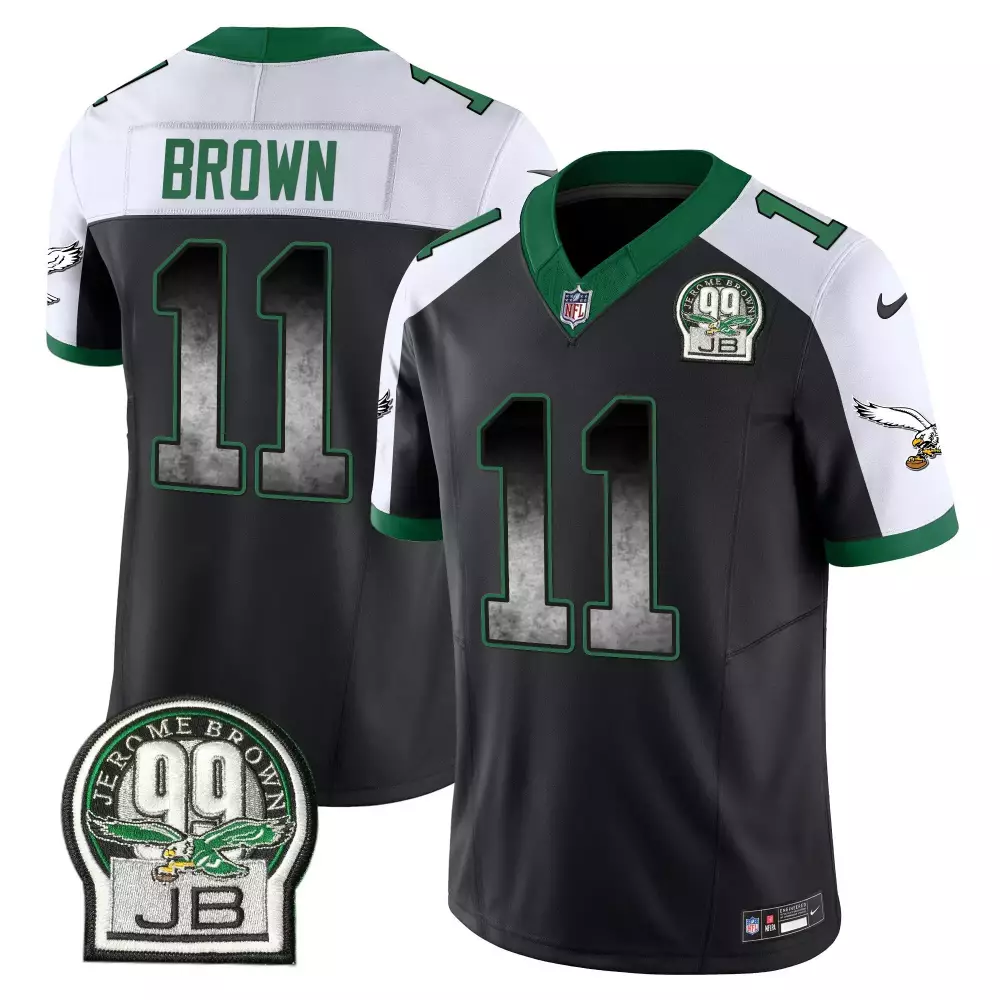 Brown 11 Philadelphia Eagles Jersey Black Jerome Legacy Jb 99 2023 Men White Green