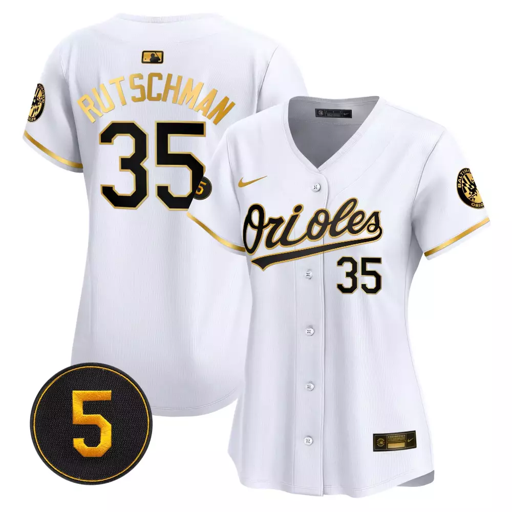 Adley Rutschman 35 Jersey White City Connect Baltimore Orioles Women Authentic Alternate