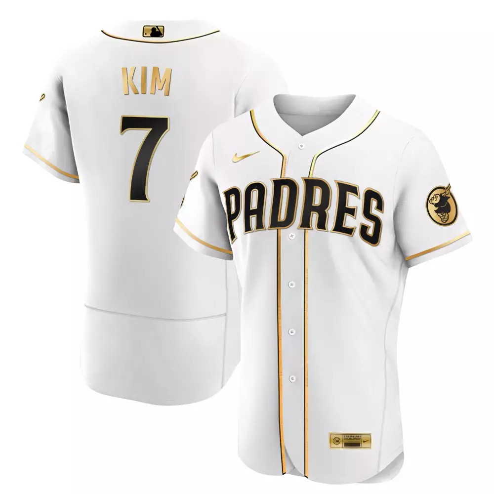 Haseong Kim 7 San Diego Padres Jersey White City Connect Men Authentic Alternate