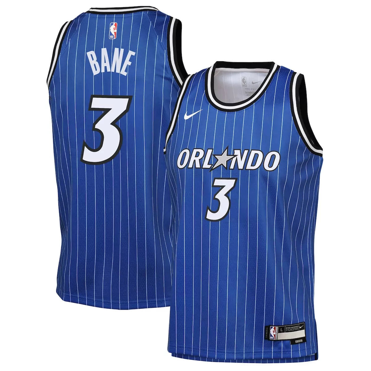 Desmond Bane 3 Orlando Magic Jersey Blue Men Authentic White Black Icon