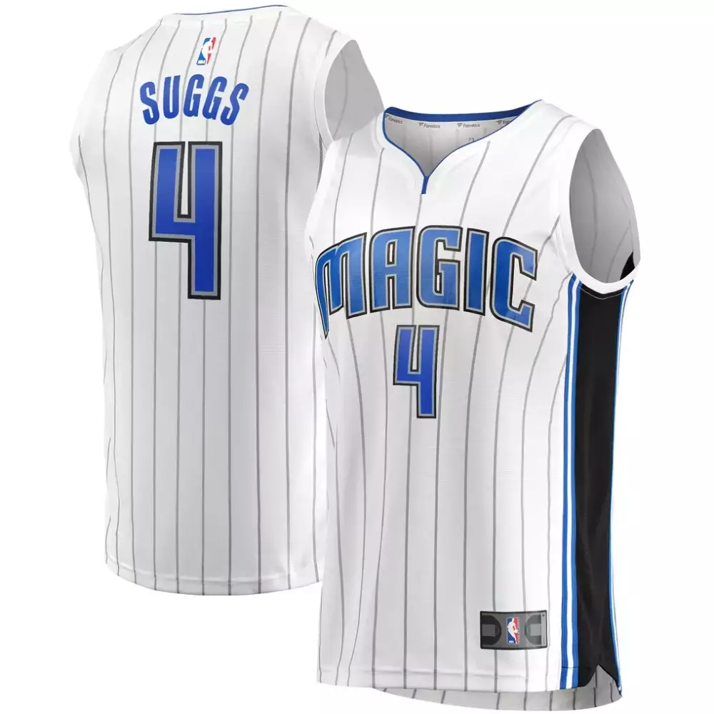 Jalen Suggs 4 Orlando Magic Jersey White Men Stitched Blue Black Replica
