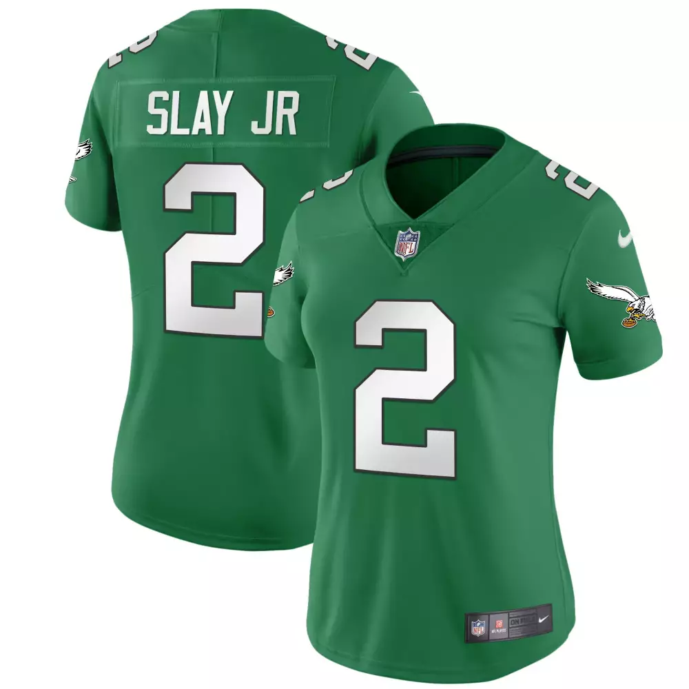 Darius Slay Jr. 2 Jersey Green Philadelphia Eagles Women Nike Authentic White All