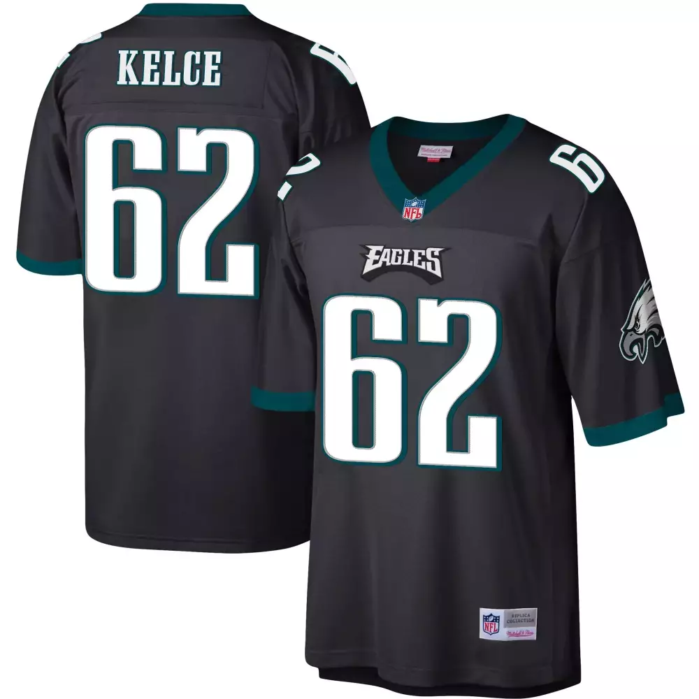 Kelee Ringo 62 Eagles Jersey Black Men Replica Green White All Stitched Vapor
