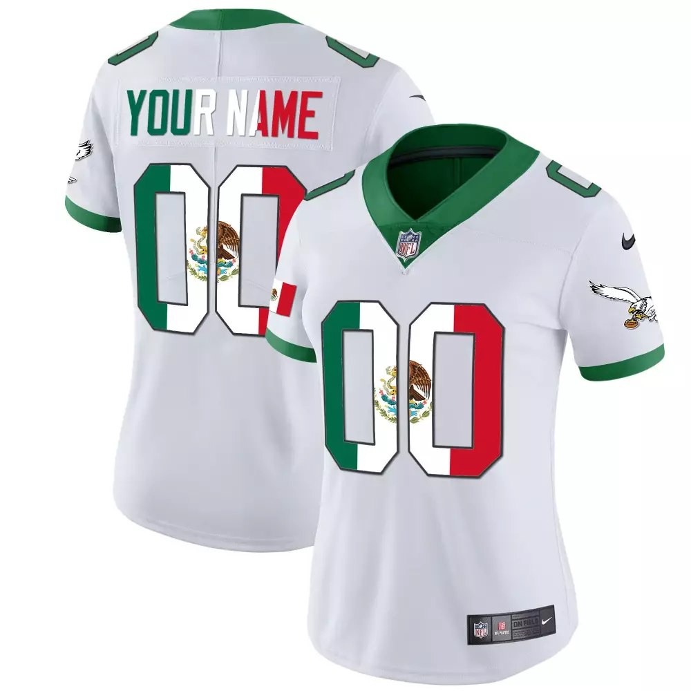 Custom Jersey Black Mexico National Football Team Nflpa Gold Green White Red Vapor Custom Jersey Black Mexico National Football Team Nflpa Gold Green White Red Vapor