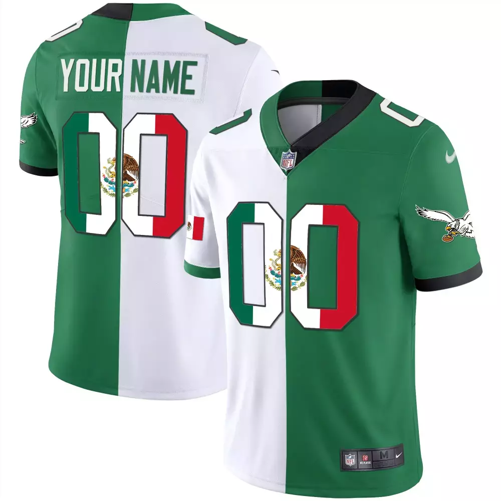 Custom Jersey Black Mexico National Football Team Nflpa Gold Green White Red Vapor Custom Jersey Black Mexico National Football Team Nflpa Gold Green White Red Vapor