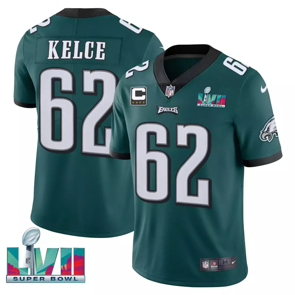 Kelee Ringo 62 Eagles Jersey Green Super Bowl Lvii Men White Black All Stitched Vapor