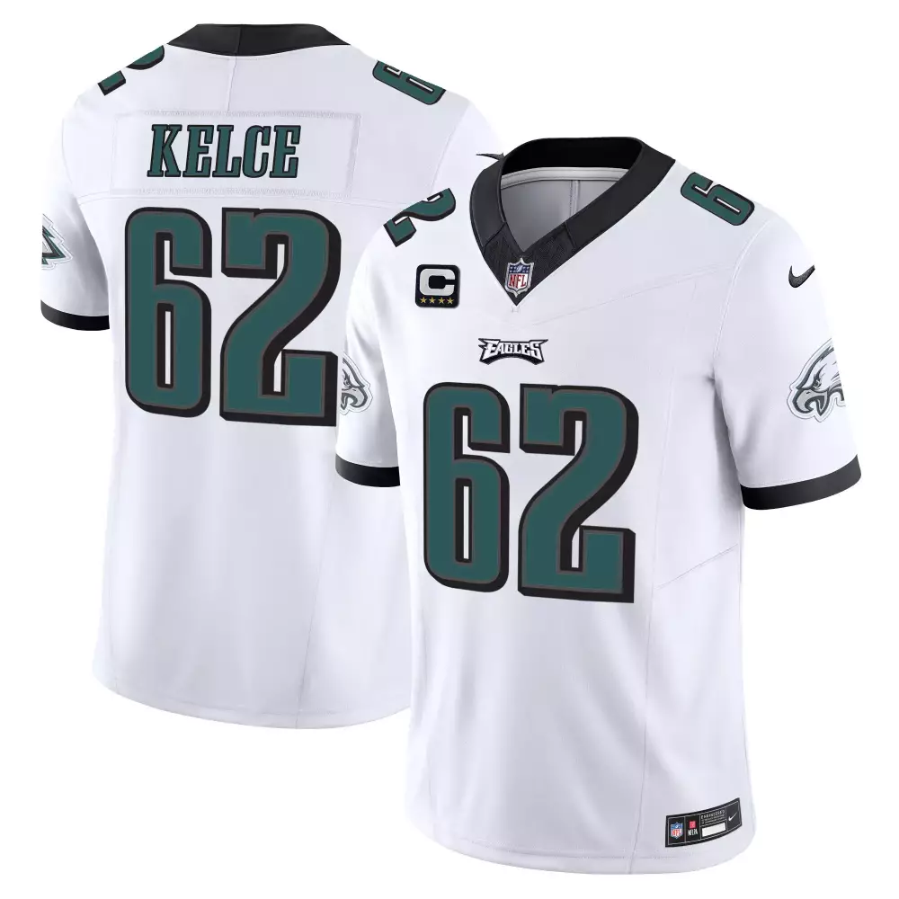 Kelee Ringo 62 Eagles Jersey White Men Game Alternate Green Black All Stitched Vapor
