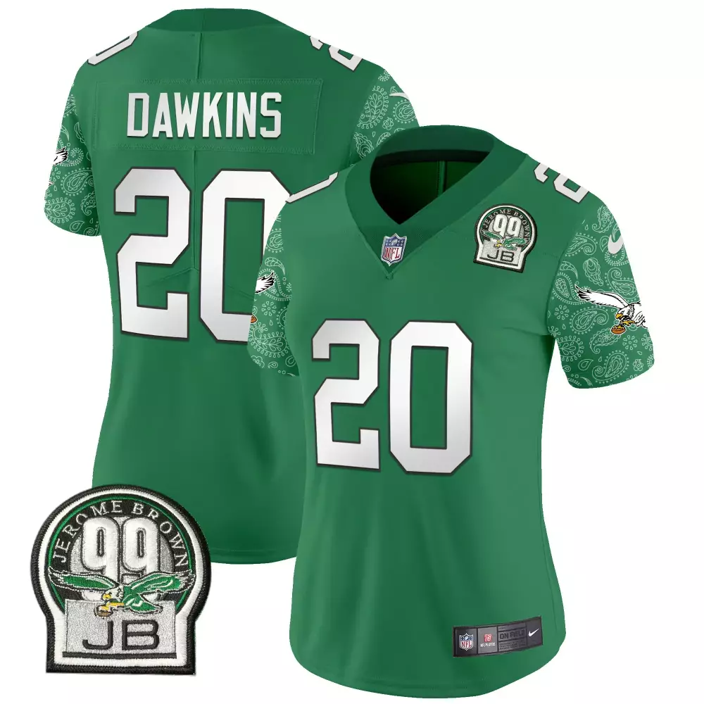 Dawkins Jb 20 Philadelphia Eagles Jersey Green 99 Women Game White Black All Stitched