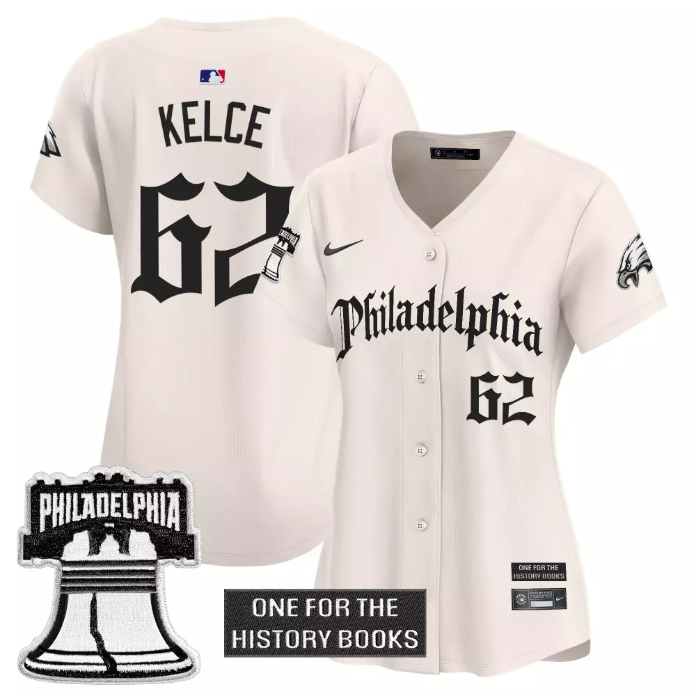 Kelee Ringo 62 Jersey Cream City Connect Philadelphia Eagles Liberty Bell One History Books 2023