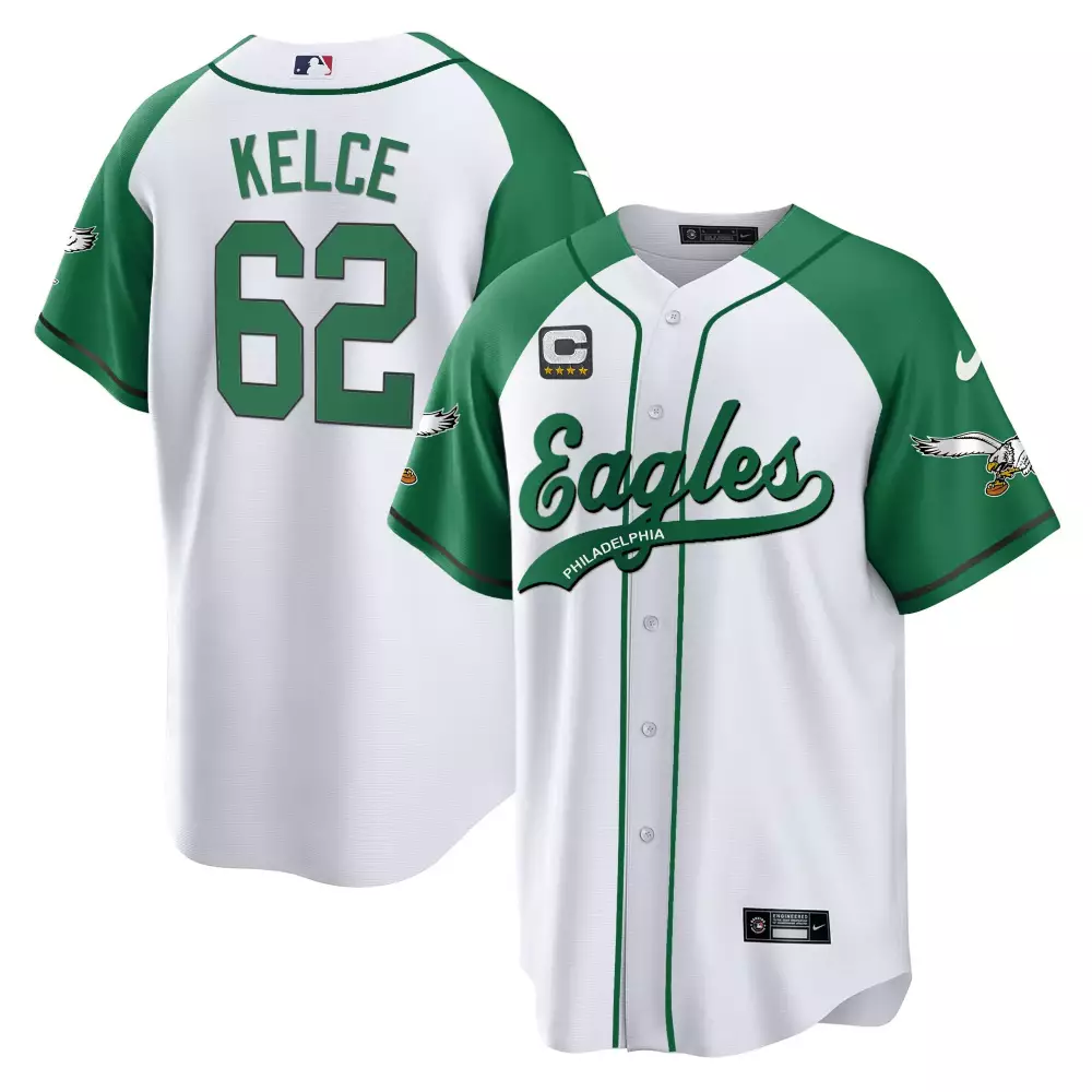 Kelee Ringo 62 Eagles Jersey Green City Connect Captain's (c Stars) Eagle Graphic 2023