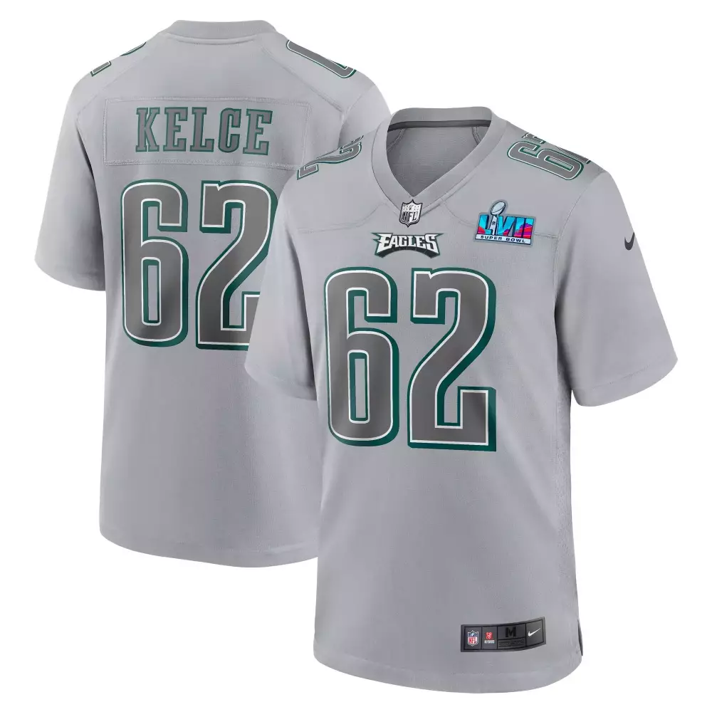 Kelee Ringo 62 Eagles Jersey Gray Super Bowl Lvii Men Player Green White All Stitched