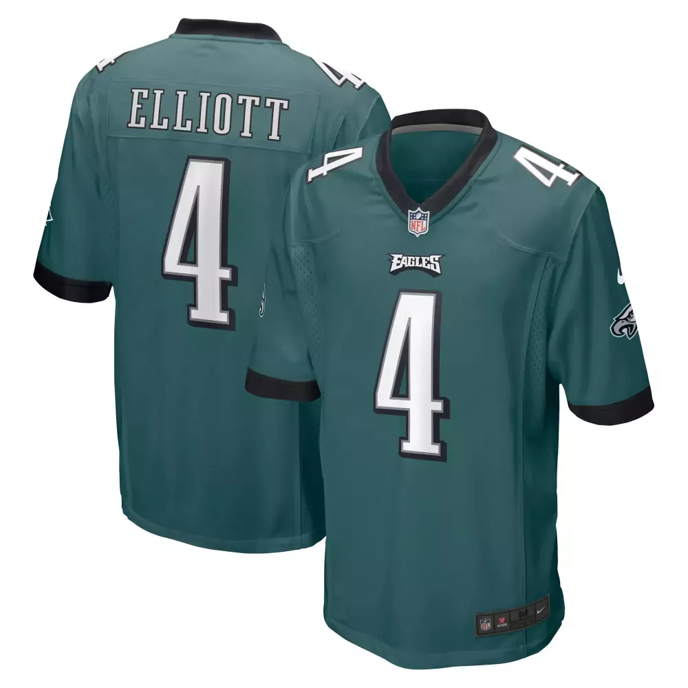 Jake Elliott 4 Eagles Jersey Green Men Black White All Stitched Vapor