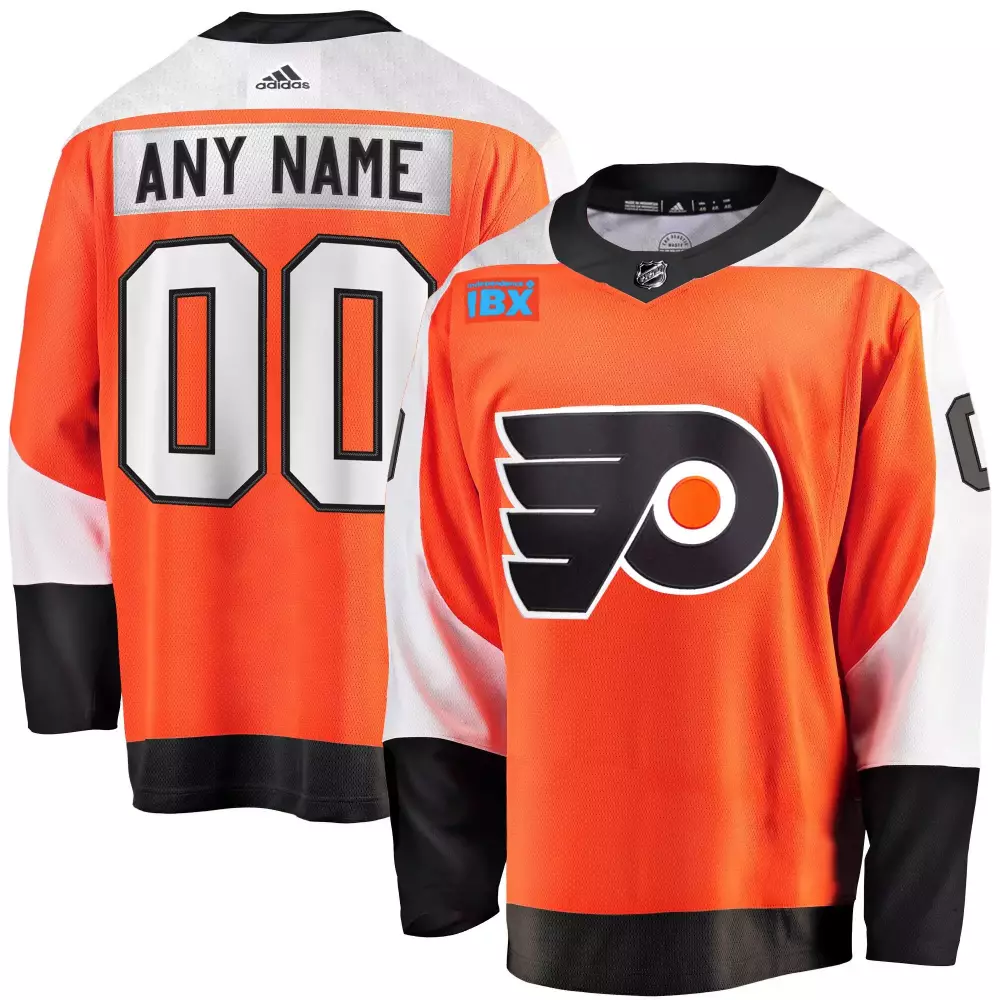 Philadelphia Flyers Jersey Orange Ibx Men White Black All Stitched Vapor