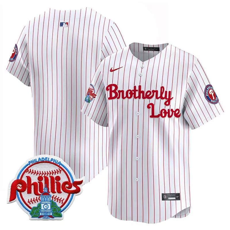 Phanatic Brotherly Jersey White Philadelphia Phillies Men Red Vapor Premier Limited