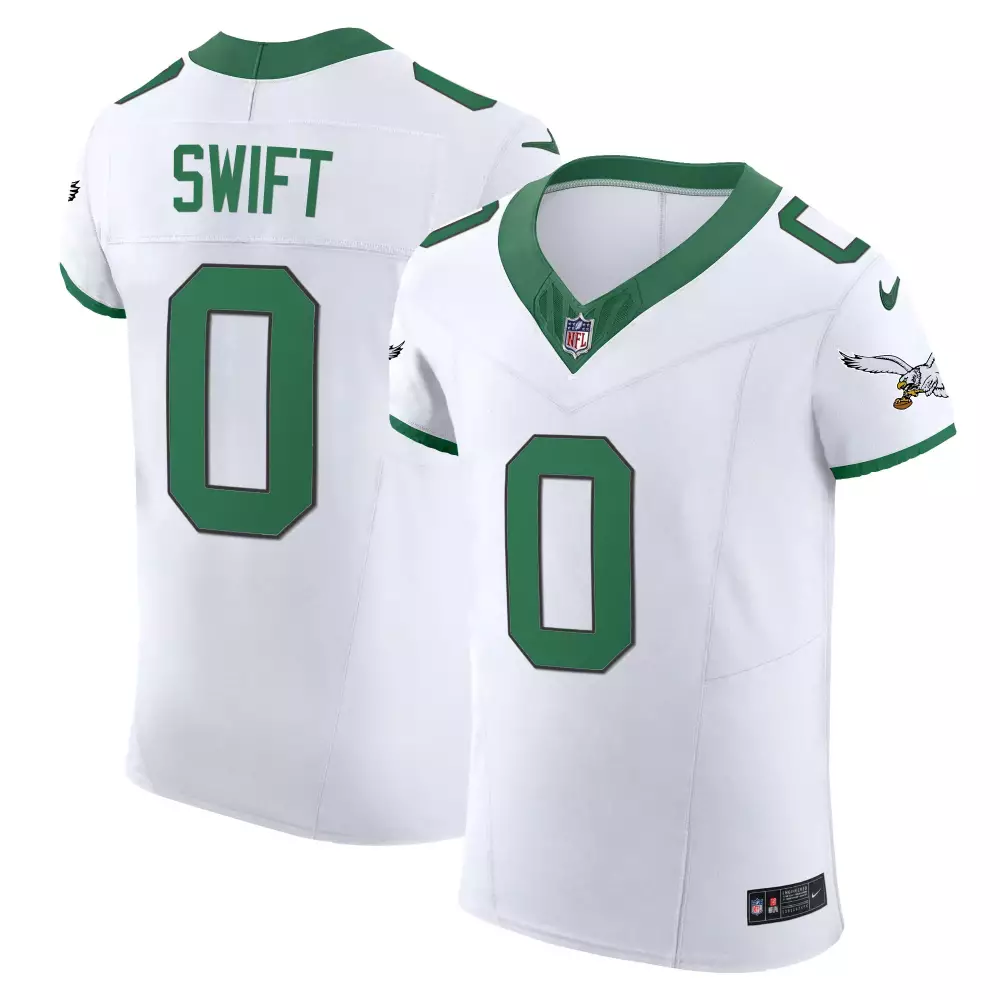 Swift Philadelphia Eagles Jersey White Men Alternate Green All Stitched Vapor