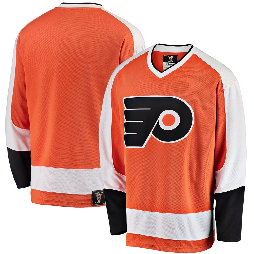 Mexican Heritage Jersey Orange Philadelphia Flyers Vintage Hockey Men Ice White Black