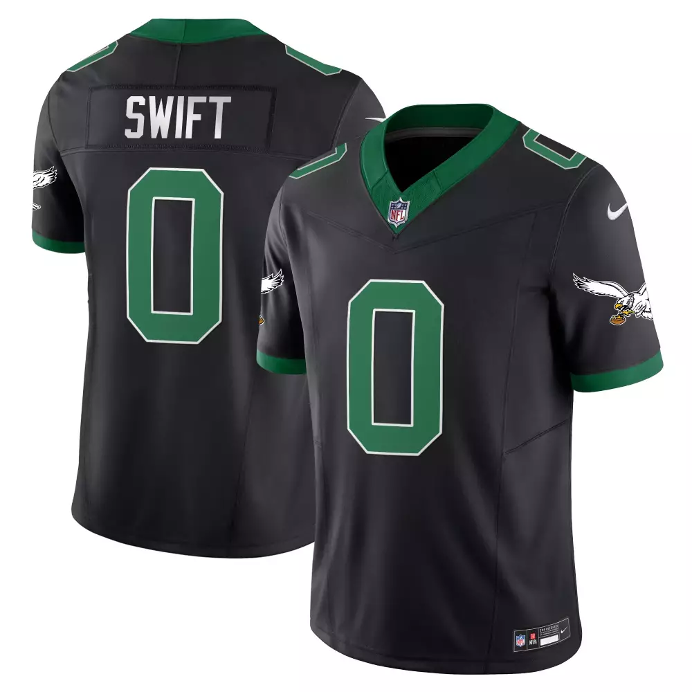Swift Eagles Jersey Black Men Aero-repulsor Alternate Green All Stitched Vapor