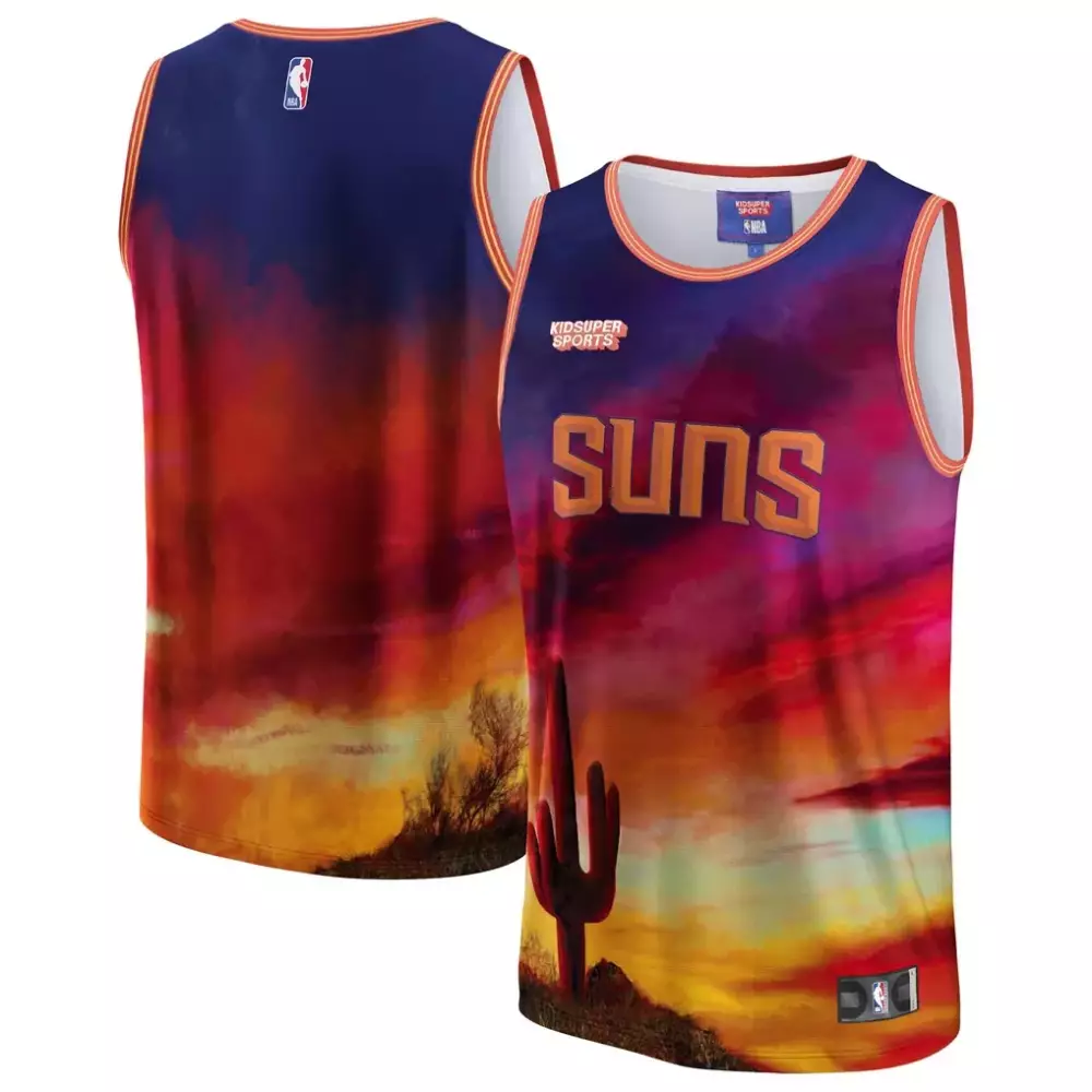 Kidsuper Studios Phoenix Suns Jersey Purple Men All-over-print Alternate Custom Design
